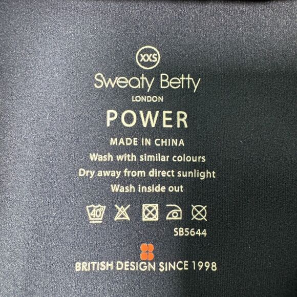 Sweaty Betty Power Boost Zip Jacket Size XXSmall  Blue Workout Athletic Active 0 - Picture 3 of 10